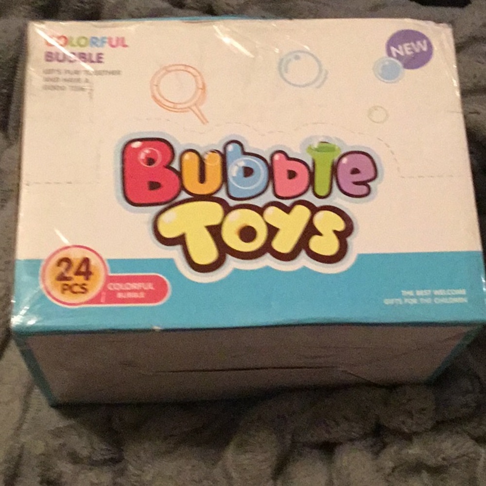 24 pack colorful bubbles